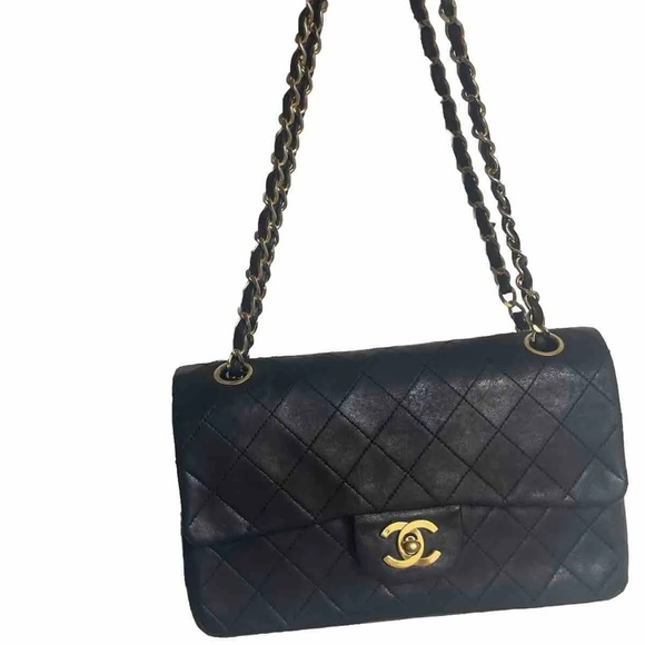 🖤 SALE!!Authentic Vintage small Chanel double flap - Picture 10 of 16